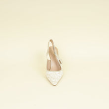 Christian Dior Tricolor J'adior Butterfly Embroidered Slingback Pump 38