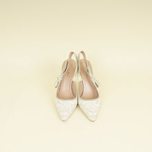 Christian Dior Tricolor J'adior Butterfly Embroidered Slingback Pump 38