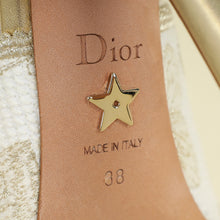 Christian Dior Tricolor J'adior Butterfly Embroidered Slingback Pump 38