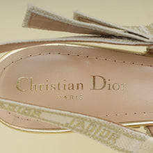 Christian Dior Tricolor J'adior Butterfly Embroidered Slingback Pump 38