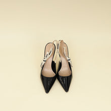 Christian Dior Black J'Adior Slingback Pumps 38