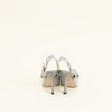 Christian Dior Steel Grey Micro Beads Embroidered J'adior Slingback 39.5