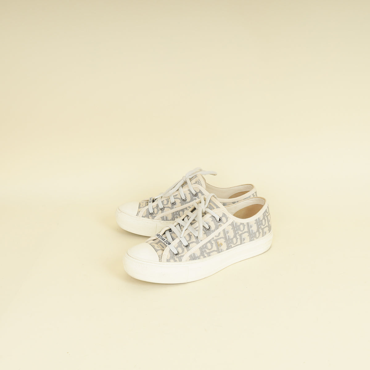 Christian Dior Grey Oblique Walk'n'Dior Sneaker 39.5