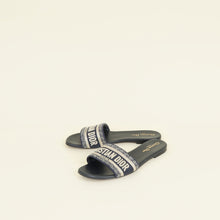 Christian Dior Navy Blue Dway Sandals 39.5