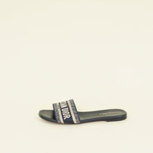 Christian Dior Navy Blue Dway Sandals 39.5