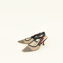 Christian Dior Bicolor J'adior Mesh Dot Slingback Pump 39.5
