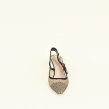 Christian Dior Bicolor J'adior Mesh Dot Slingback Pump 39.5
