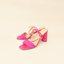 Christian Dior Fuchsia Dway Embroidered Heel Sandal 39