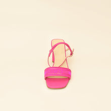 Christian Dior Fuchsia Dway Embroidered Heel Sandal 39