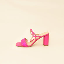 Christian Dior Fuchsia Dway Embroidered Heel Sandal 39