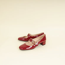 Christian Dior Red Baby-D Mary Jane Pumps 39
