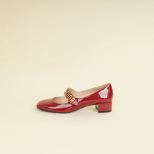 Christian Dior Red Baby-D Mary Jane Pumps 39
