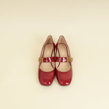 Christian Dior Red Baby-D Mary Jane Pumps 39