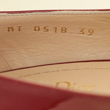 Christian Dior Red Baby-D Mary Jane Pumps 39