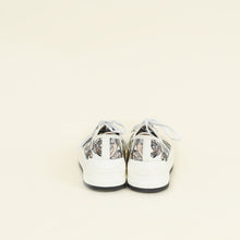 Christian Dior White Multicolor Walk'n'Dior Butterfly Embroidered Sneaker 39