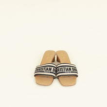 Christian Dior Bicolor Dway Heeled Slide Mules 39