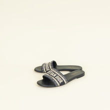Christian Dior Navy Blue Dway Sandal 39