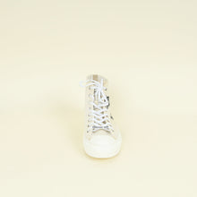 Christian Dior White Walk'n Dior Tiger Print High Top Sneakers 39