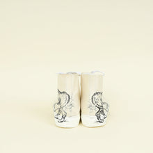 Christian Dior White Walk'n Dior Tiger Print High Top Sneakers 39
