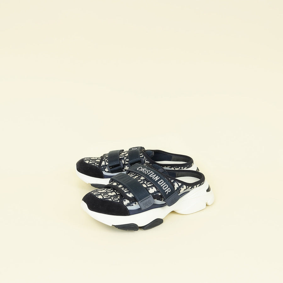 Christian Dior Bicolor Oblique D-Wander Mule 40