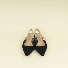 Christian Dior Black J'Adior Flat Slingback 40