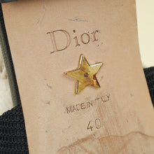 Christian Dior Black J'Adior Flat Slingback 40