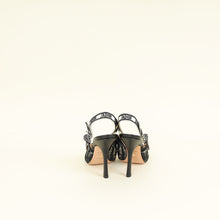 Christian Dior Black J'adior Lace Embroidered Slingback Pump 41