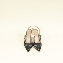 Christian Dior Black J'adior Lace Embroidered Slingback Pump 41