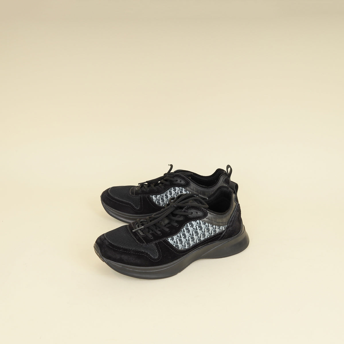 Christian Dior Black B25 Runner Sneaker 43