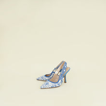 Christian Dior Bicolor Toile De Jouy J'adior Slingback Pump 35.5