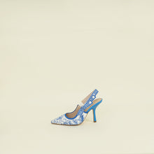 Christian Dior Bicolor Toile De Jouy J'adior Slingback Pump 35.5