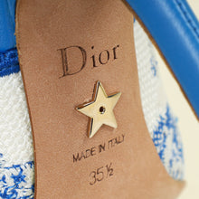 Christian Dior Bicolor Toile De Jouy J'adior Slingback Pump 35.5