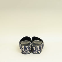 Christian Dior Navy Oblique Dway Platform Sandals 35