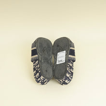 Christian Dior Navy Oblique Dway Platform Sandals 35