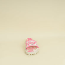 Christian Dior Bicolor Dway Toile De Jouy Embroidered Flat Slide Sandals 36.5