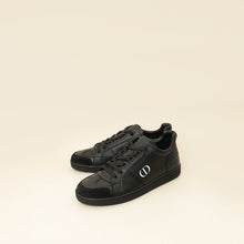 Christian Dior Black CD Lace Up Sneakers 36.5