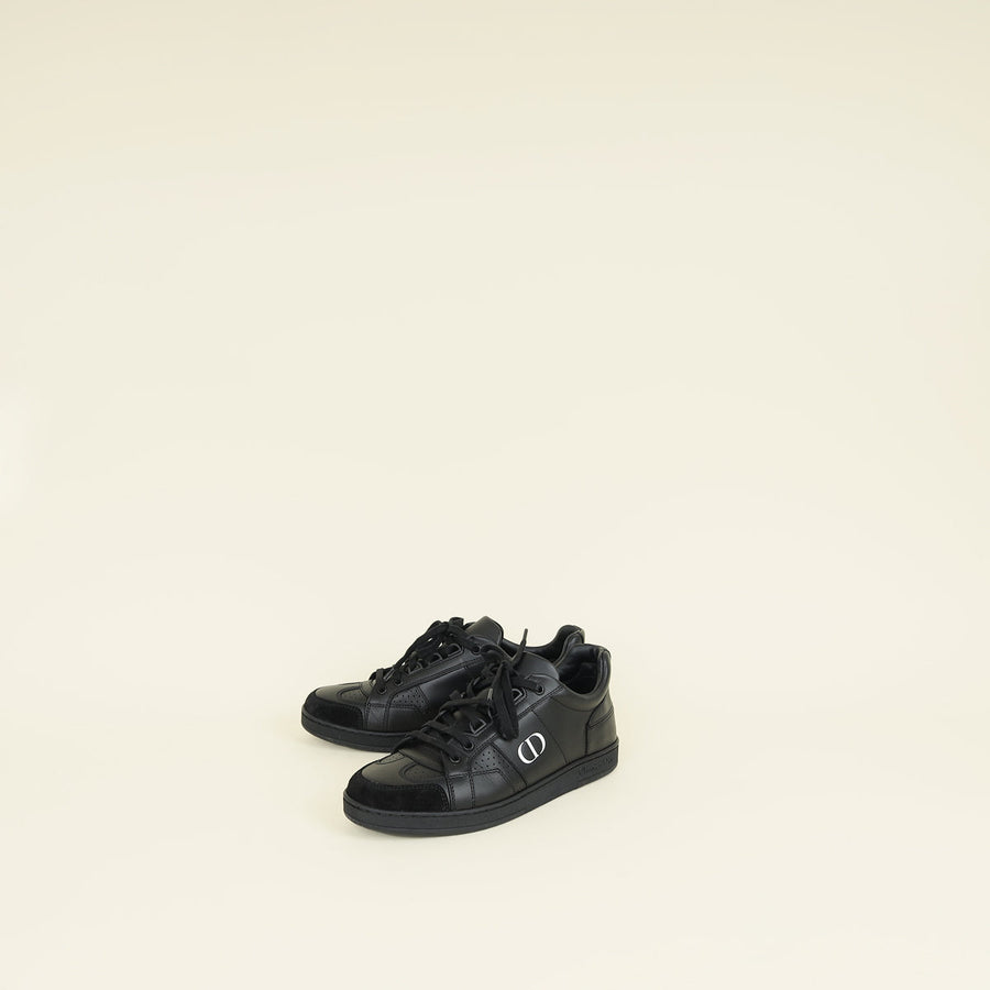 Christian Dior Black CD Lace Up Sneaker 36