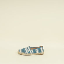 Christian Dior Bicolor D-Stripes Embroidered Granville Espadrille 36
