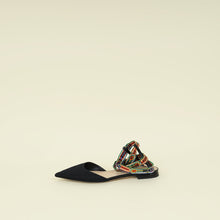 Christian Dior Black Technical Fabric J'adior IT Flat 37.5