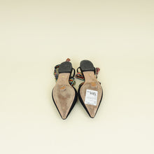 Christian Dior Black Technical Fabric J'adior IT Flat 37.5