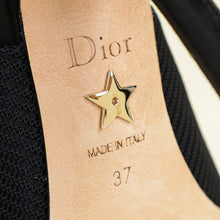 Christian Dior Black J'Adior Technical Fabric Slingback Pump 37