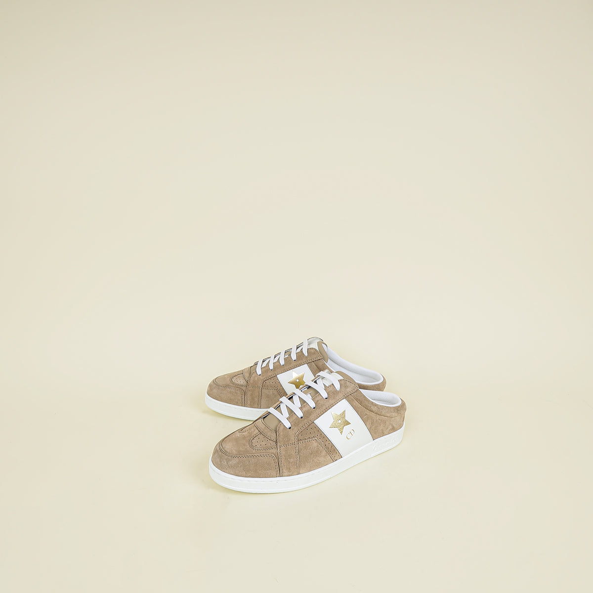 Christian Dior Rope Beige Open Heel Star Sneaker 37