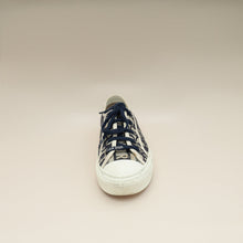 Christian Dior Navy Blue Oblique Oblique Walk N' Dior Low Top Sneaker 37