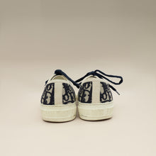 Christian Dior Navy Blue Oblique Oblique Walk N' Dior Low Top Sneaker 37