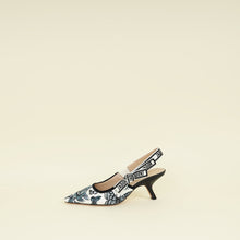 Christian Dior J'adior Butterfly Embroidered Flat Slingback 37