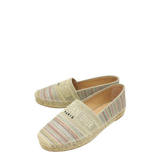 Christian Dior Beige Romance Lurex Technical Granville Espadrille 37