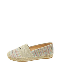 Christian Dior Beige Romance Lurex Technical Granville Espadrille 37