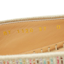 Christian Dior Beige Romance Lurex Technical Granville Espadrille 37