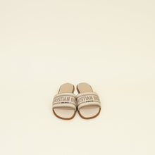 Christian Dior Beige Dioriviera Dway Slide Sandal 38.5