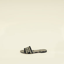 Christian Dior Bicolor JHR Lurex Embroidered Dway Sandal 38.5
